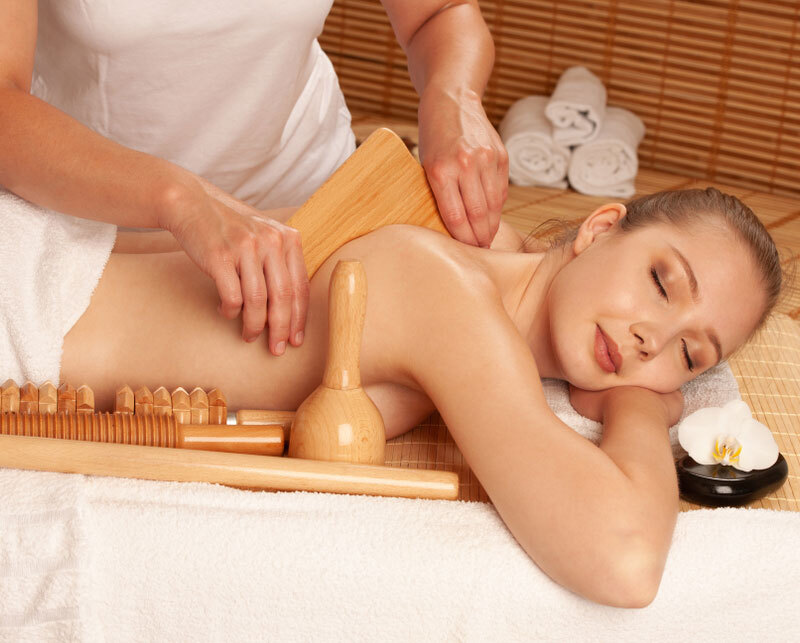 Maderoterapia relajante